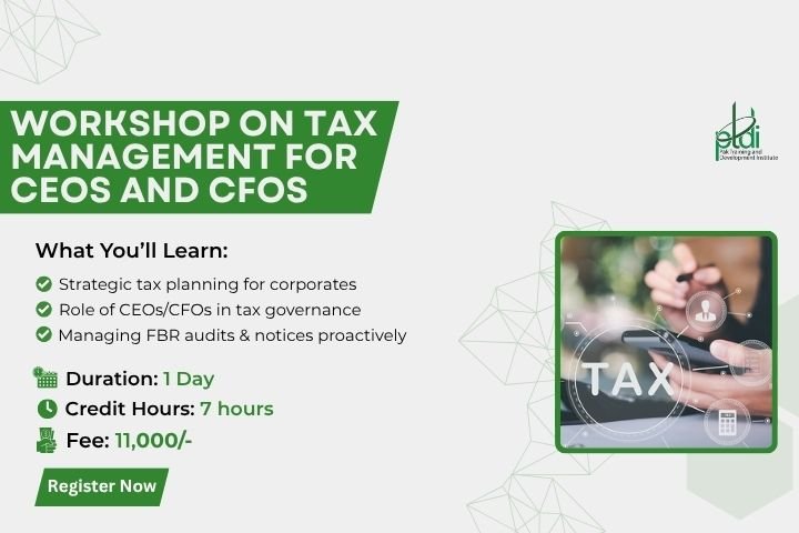 Workshop on Tax Management for CEOs and CFOs