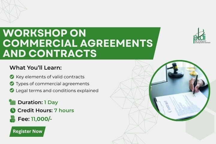 Workshop on Commercial Agreements and Contracts