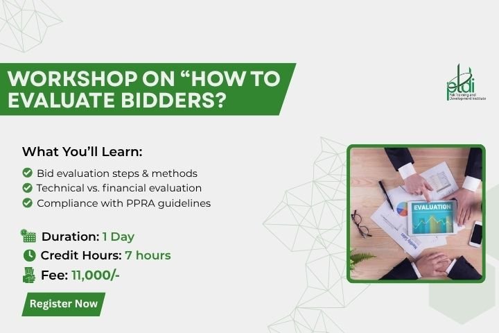 Workshop on “How to Evaluate Bidders?”