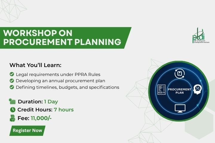Workshop on Procurement Planning