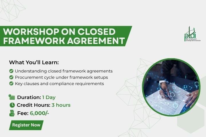 Workshop on Closed Framework Agreement