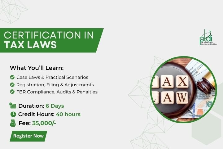 Certification in tax laws