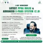 The workshop is covering updated public procurement frameworks including PPRA, KPPRA, BPPRA & SPPRA Rules, along with practical hands-on guidance on the Government’s E-PADS System (updated on 13th January 2026) — including registration, bid submission, and report management.